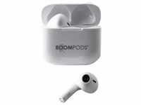 Boompods Bassline Compact In Ear Kopfhörer Bluetooth® Weiß Headset,