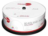 Primeon 2761319 Blu-ray BD-R DL Rohling 50 GB 25 St. Spindel Bedruckbar
