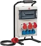 BRENNENSTUHL 1154900021, Brennenstuhl Baustromverteiler BSV 4 1154900021 400 V Wei&szlig;