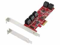 Renkforce RF-2748532 10 Port SATA Controller PCIe x4 Passend für (SSD): SATA...