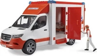 BRUDER 02676, bruder Einsatzfahrzeug Modell Mercedes Benz Sprinter Ambulanz