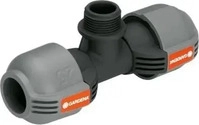 GARDENA 02787-20, GARDENA Sprinklersystem 02787-20 T-St&uuml;ck 26,44 mm (3/4) AG