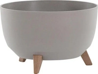 SIENA GARDEN M82586, Siena Garden LA921-27 M82586 Pflanzgef&auml;&szlig; Kunststoff Grau