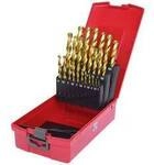 KS Tools 330.4623 3304623 HSS TIN-TIP Metall-Spiralbohrer-Set 1 mm, 1.5 mm, 2 mm, 2.5