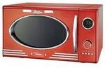 Melissa 16330129 Mikrowelle Chrom, Rot