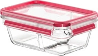 EMSA 600740, Emsa Clip & Close Aufbewahrungsbeh&auml;lter 0.8 l Glas mit Deckel, mit