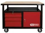 KS Tools 865.0101 Werkbank (B x H x T) 1200 x 840 x 600 mm Schwarz, Rot