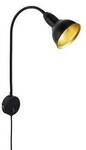 Briloner HYGGE 2084015 Wandleuchte E14 Schwarz/Gold