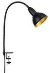 Briloner HYGGE 2603015 Klemmleuchte E14 25 W Schwarz/Gold