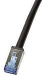 LogiLink CQ7033S RJ45 Patchkabel CAT 6a S/FTP 1.00 m Schwarz Geschirmt,