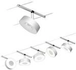 Paulmann WS DC Circle Seil-Komplettsystem Chrom (matt), Chrom 94475