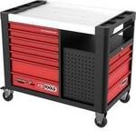 KS Tools 873.5008 Werkstattwagen Stahlblech Herstellerfarbe: Schwarz, Rot