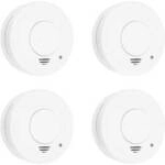 Smartwares Rauchwarnmelder 4er Set batteriebetrieben (&Oslash; x H) 100 mm x 35 mm