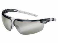 uvex i-3 9190885 Schutzbrille inkl. UV-Schutz Grau, Schwarz EN 166, EN 172 DIN 166,