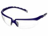 3M S2001ASP-BLU Schutzbrille mit Antibeschlag-Schutz, winkelverstellbar Blau, Grau EN