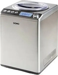 DOMO DO9232I, DOMO DO92321 Pro Eismaschine mit Display 2.5 l Edelstahl