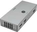 hama 00200135 KVM-Umschalter Connect2Switch, inkl. Kabel, 4 Ports