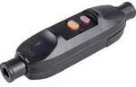 AS Schwabe 45223 Personenschutz-Zwischenstecker PRCD 230 V Schwarz IP66