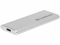 Transcend ESD260C 500 GB Externe SSD USB-C®, USB-A Silber TS500GESD260C