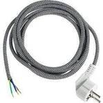 AS Schwabe 87202 Strom Anschlusskabel Schwarz/Wei&szlig; 3.00 m