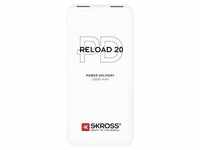 Skross Reload 20 PD Powerbank 20000 mAh Li-Ion Weiß Statusanzeige 1.400142
