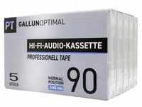 GALLUNOPTIMAL Audiokassette 90 min 5er Set PT-90