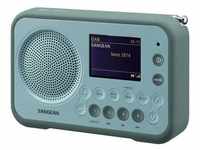 Sangean DPR-76BT Taschenradio DAB+, UKW AUX, Bluetooth® Tastensperre Hellblau