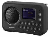 Sangean DPR-76BT Taschenradio DAB+, UKW AUX, Bluetooth® Tastensperre Grau