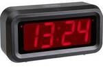 TFA Dostmann 60.2024.10 Quarz Wecker Anthrazit Alarmzeiten 1