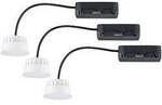 Paulmann 92477 LED-Einbauleuchte 3er Set LED LED 19.5 W Satin