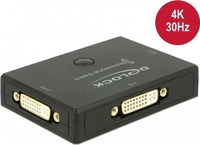 DELOCK 18751, Delock 18751 DVI-Switch 3840 x 2160 Pixel Schwarz