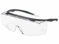 uvex super f OTG 9169585 Schutzbrille inkl. UV-Schutz Schwarz, Weiß