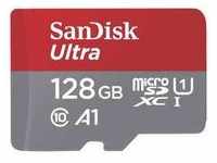 SanDisk Ultra + Adapter microSDXC-Karte 128 GB A1 Application Performance Class,