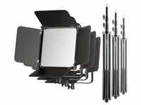 Walimex pro LED Niova 100-F Pro 100W Bi Color Set3 LED Videoleuchte Anzahl LEDs=900