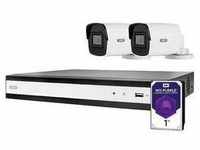 ABUS Performance Line 4-Kanal PoE Set TVVR36422T LAN IP-Überwachungskamera-Set