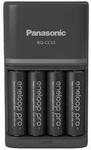 Panasonic Smart & Quick BQ-CC55 +4x eneloop Pro AA Akkupack-Ladeger&auml;t NiMH Micro