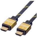 ROLINE GOLD HDMI High Speed Kabel mit Ethernet, 7,5 m 11.04.5504