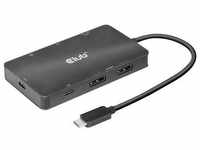club3D CSV-1598 USB-C® (USB 3.2 Gen 2) Multiport Hub Schwarz