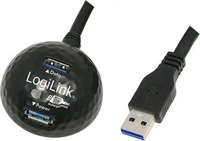 LOGILINK CU0035, LogiLink USB-Kabel USB 3.2 Gen1 USB-A Stecker, USB-A Buchse 1.50 m