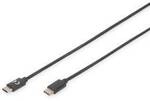 Digitus USB-Kabel USB 2.0 USB-C&reg; Stecker, USB-C&reg; Stecker 3.00 m Schwarz Flexibel,