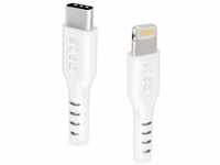 sbs mobile USB-C® Kabel Apple Lightning Stecker, USB-C® Stecker 1 m Weiß