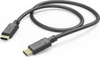 HAMA 00201589, hama 00201589 Ladekabel, USB-C - USB-C, 1 m, Schwarz