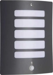 BRILLIANT 47698/63, Brilliant Todd 47698/63 Au&szlig;enwandleuchte mit Bewegungsmelder LED