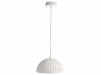 Deko Light Basket I 342142 Pendelleuchte LED, Halogen E27 40 W Weiß