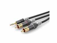 Sommer Cable HBA-3SC2-0600 Klinke / Cinch Audio Anschlusskabel [2x...