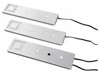 Heitronic Imola LED-Unterbauleuchte-Basisset LED 6.3 W Warmweiß Silber (metallic)