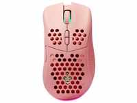 DELTACO GAMING PM80 Gaming-Maus Funk Optisch Pink 7 Tasten 4800 dpi Beleuchtet,