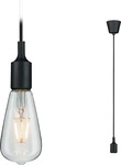 PAULMANN 50346, Paulmann Ketil 50346 Pendelleuchte LED E27 Schwarz