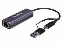 D-Link DUB-2315 Netzwerkadapter 2.5 GBit/s USB, USB-C®, LAN (10/100/1000 MBit/s)