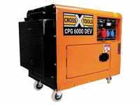 CrossTools CPG 6000 DEV 4-Takt Stromerzeuger 6.3 kW 400 V, 230 V, 12 V 150 kg 4200 W
